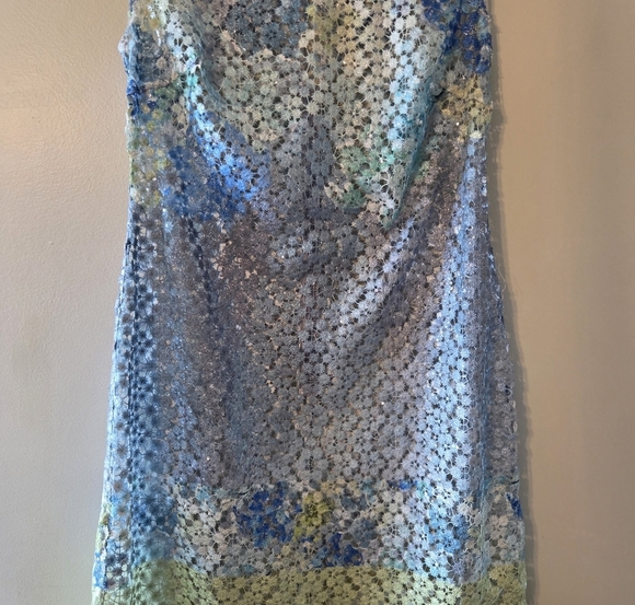 Kay Unger New York Sleeveless Sequins Mini Dress Size 10. - Picture 5 of 12